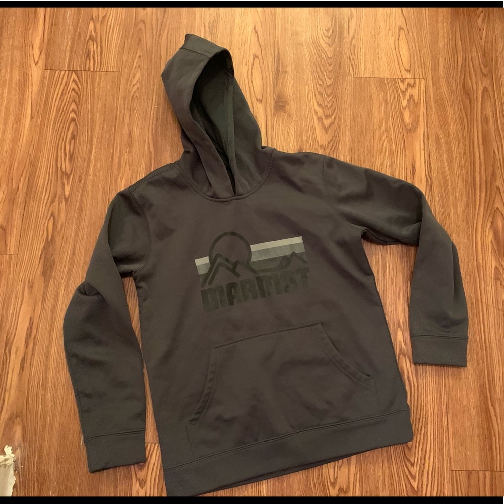 Marmot pullover hoodie sweatshirt size large
